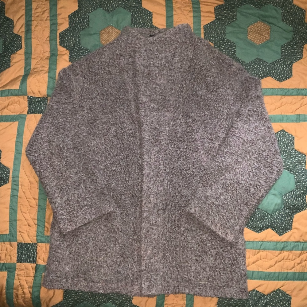 bastion wool mohair magnetic close coat M heather brown - Picture 6 of 7
